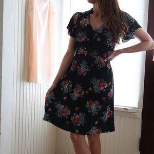 Floral Tie Dress